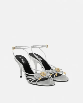 Opera Bow Metallic Sandalen 85 mm