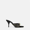Opera Bow Mules mit Nieten 85 mm
