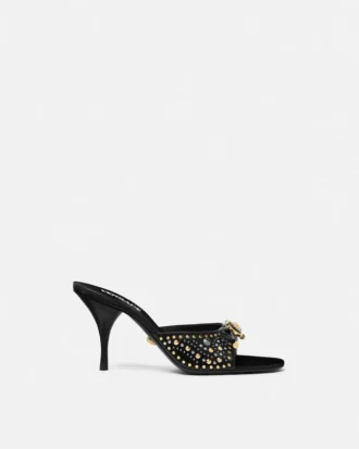 Opera Bow Mules mit Nieten 85 mm