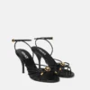 Opera Bow Nappa Sandalen 85 mm