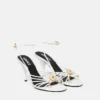 Opera Bow Nappa Sandalen 85 mm