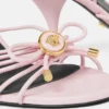 Opera Bow Nappa Sandalen 85 mm