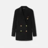 Peacoat aus Kaschmir-Mischung mit doppelter Knopfleiste