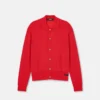 Polo-Strickjacke aus Seide und Baumwolle