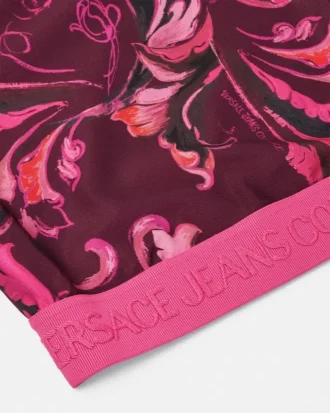Porcelain Barocco Crop-Top