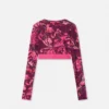 Porcelain Barocco Crop-Top