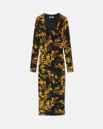 Porcelain Barocco Langes Kleid