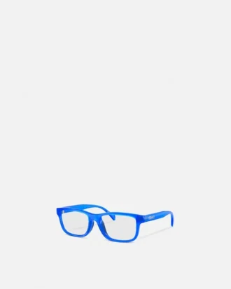 Rechteckige Kinderbrille mit Signatur