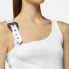Ripp-Tanktop mit Barockschnalle