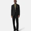 Schmal geschnittener Blazer aus Wolle