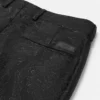 Schmale formelle Hose aus Jacquard-Wolle und Viskose
