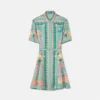 Seiden-Mini-Hemdkleid „Barocco Silk”