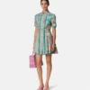 Seiden-Mini-Hemdkleid „Barocco Silk”
