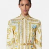 Seiden-Mini-Hemdkleid „Barocco Silk”