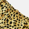 Seiden-Pyjama-Shorts mit Cheetah-Allover-Print