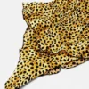 Seidenbodysuit mit Allover-Cheetah-Print