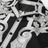 Seidenhemd mit architektonischem Barockmuster