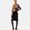 Seidenhemd mit Cheetah-Allover-Print