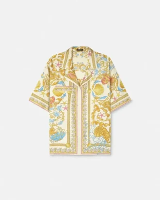 Seidenhemd „Underwater Barocco Silk”