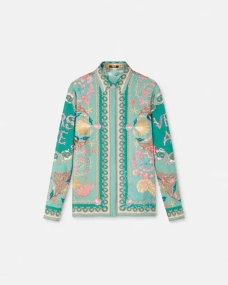 Seidenhemd „Underwater Barocco Silk”