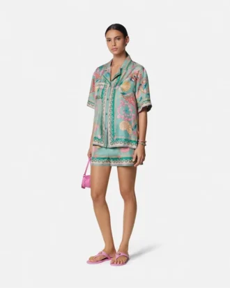 Seidenhemd „Underwater Barocco Silk”