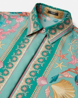 Seidenhemd „Underwater Barocco Silk”