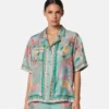 Seidenhemd „Underwater Barocco Silk”
