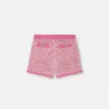 Shorts aus Häkelstrick