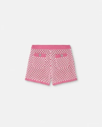 Shorts aus Häkelstrick