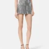 Shorts aus Metallgewebe