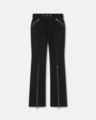Skinny Jeans mit ausgestelltem Bein
