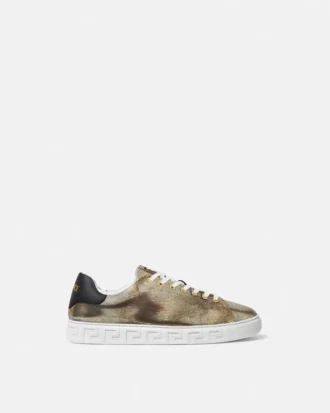 Sneakers mit Greca-Eidechsen-Effekt