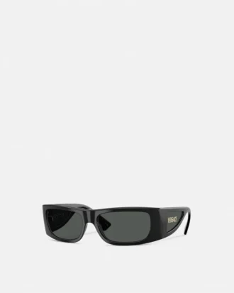 Sonnenbrille mit Logo auf den Gläsern