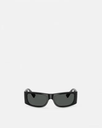 Sonnenbrille mit Logo auf den Gläsern