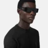 Sonnenbrille mit Logo auf den Gläsern