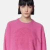 Strickpullover aus Kaschmir-Mischung mit Medusa-Motiv