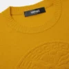 Strickpullover aus Kaschmir-Mischung mit Medusa-Motiv