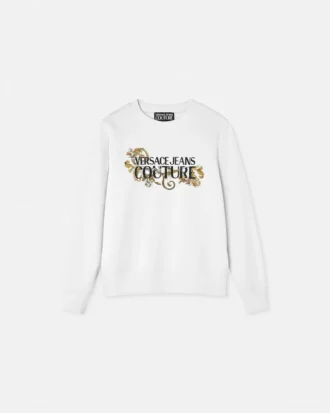 Sweatshirt mit Kristall-Logo