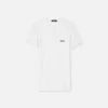 T-Shirt aus gerippter Baumwolle