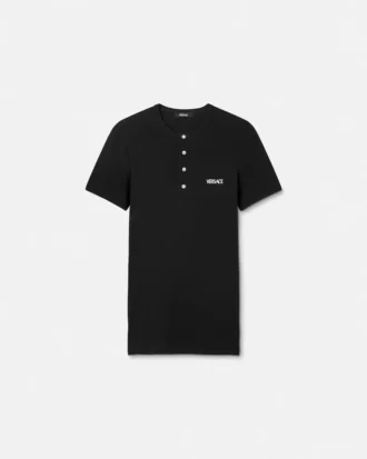 T-Shirt aus gerippter Baumwolle