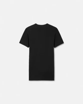 T-Shirt aus gerippter Baumwolle