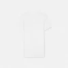 T-Shirt aus gerippter Baumwolle
