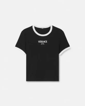 T-Shirt aus Stretch-Viskose-Jersey