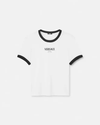 T-Shirt aus Stretch-Viskose-Jersey