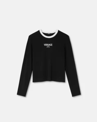 T-Shirt aus Stretch-Viskose-Jersey