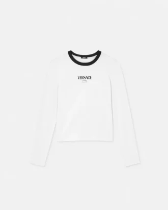 T-Shirt aus Stretch-Viskose-Jersey
