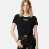 T-Shirt aus Stretch-Viskose-Jersey