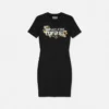 T-Shirt-Kleid „Crystal Outline Barocco”