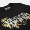T-Shirt-Kleid „Crystal Outline Barocco”