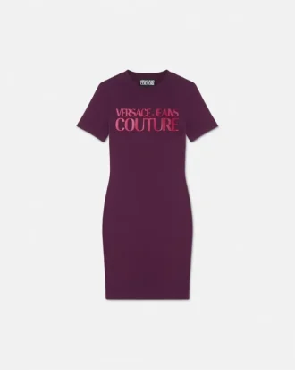 T-Shirt-Kleid mit Institutional Logo